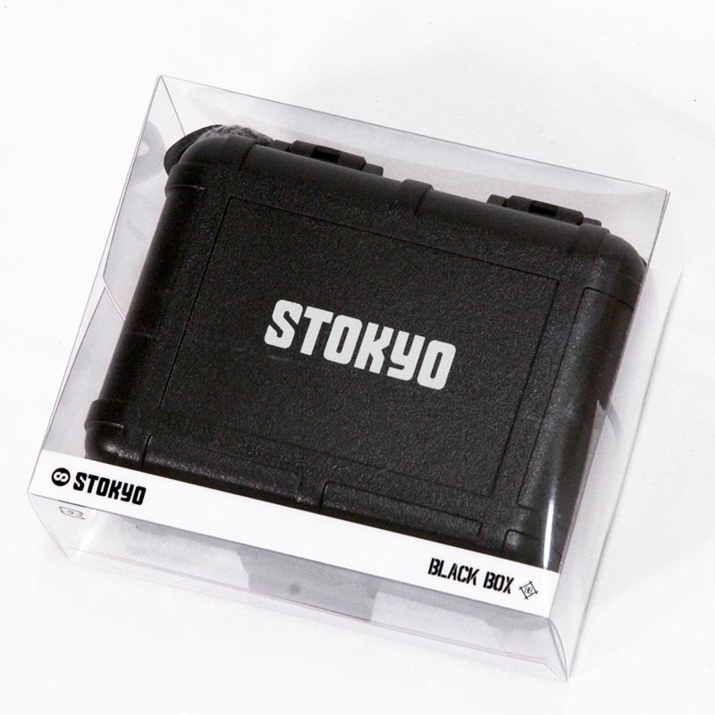 stokyo Black Box Cartridge Case (stokyoロゴ入りBlack)(ヘッドシェル・カートリッジ・レコード針ケース)