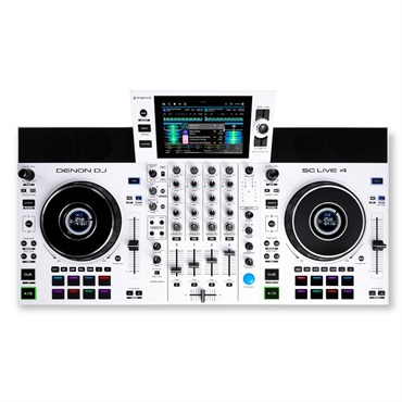 DENON SC LIVE 4 WHITE 【Apple Music対応】【オールインワン型スタンドアローンDJコントローラー】(デノンディージェー)