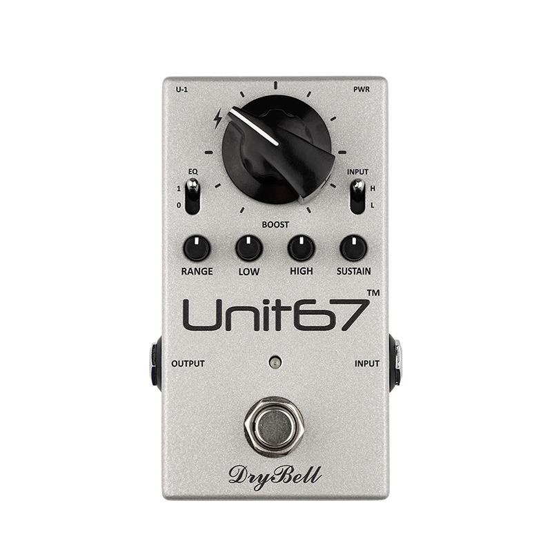 DryBell Unit67 [Tone Shaper， Compressor， EQ， Booster， Rangemaster]（ドライベル）