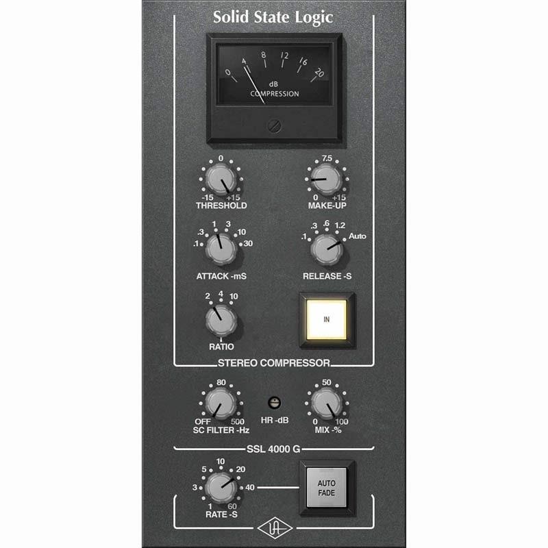 Universal Audio 【UAD Half-Yearly Sale！】SSL 4000 G Bus Compressor (ユニバーサルオーディオ)(UAD Native)(オンライン納品)