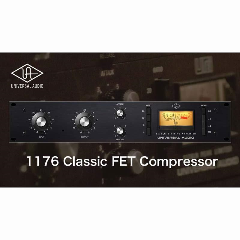 Universal Audio 【UAD Half-Yearly Sale！】UA 1176 Classic FET Compressor (ユニバーサルオーディオ)(UAD Native)(オンライン納品)