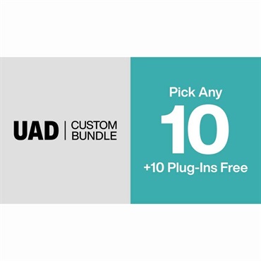 【UAD Half-Yearly Sale！】UAD Custom 10 Plus Bundle (ユニバーサルオーディオ)(UAD Native)(オンライン納品)