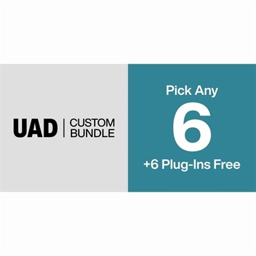 【UAD Half-Yearly Sale！】UAD Custom 6 Plus Bundle (ユニバーサルオーディオ)(UAD Native)(オンライン納品)