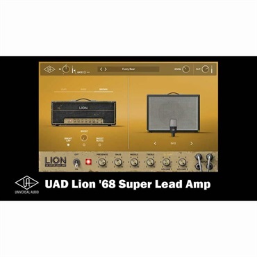 Universal Audio 【UAD Half-Yearly Sale！】UAD Lion '68 Super Lead Amp (ユニバーサルオーディオ)(UAD Native)(オンライン納品)