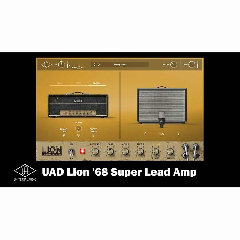 Universal Audio 【UAD Half-Yearly Sale！】UAD Lion '68 Super Lead Amp (ユニバーサルオーディオ)(UAD Native)(オンライン納品)