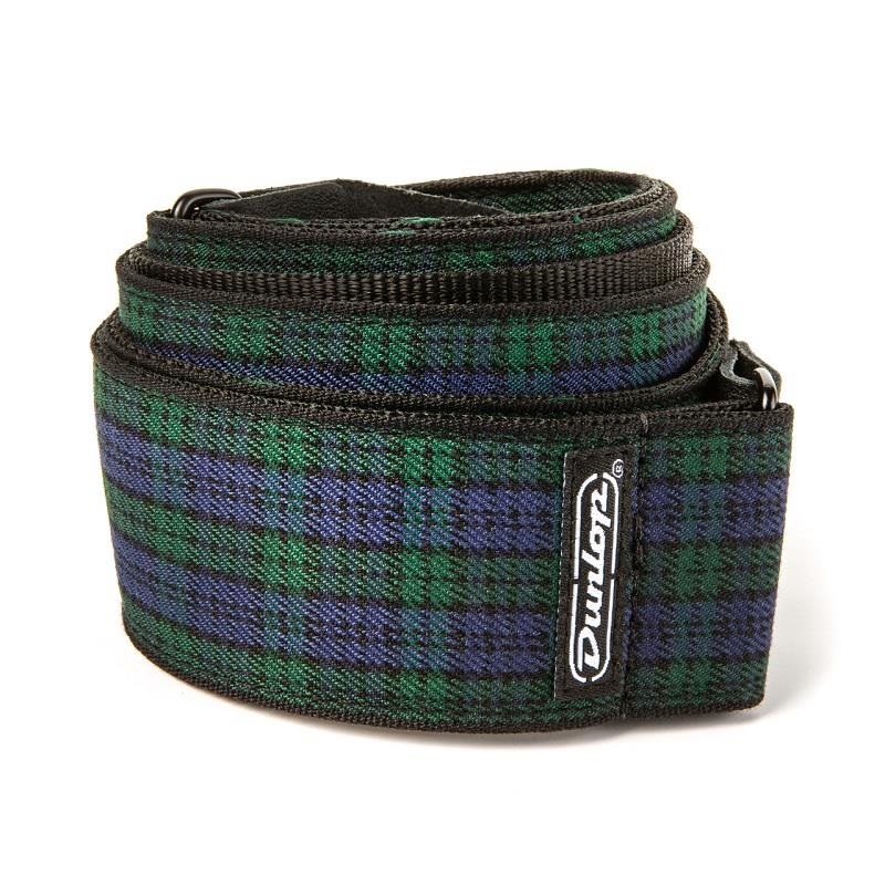 Dunlop (Jim Dunlop) D67-31 JACQUARD BLACK WATCH PLAID STRAP