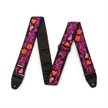 JH22 JIMI HENDRIX BLACKLIGHT MONTEREY PINK STRAP