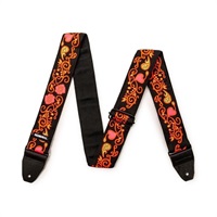 JH23 JIMI HENDRIX BLACKLIGHT MONTEREY ORANGE STRAP