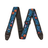 JH24 JIMI HENDRIX BLACKLIGHT MONTEREY BLUE STRAP