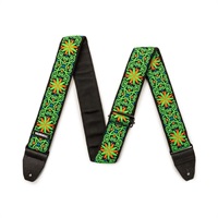 JH26 JIMI HENDRIX BLACKLIGHT FILLMORE GREEN STRAP