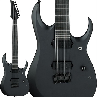 Ibanez 【6月18日入荷予定】 IRON LABEL RGDRB71-BKF (Black Flat) [SPOT MODEL]