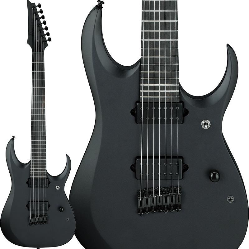 Ibanez 【6月18日入荷予定】 IRON LABEL RGDRB71-BKF (Black Flat) [SPOT MODEL]
