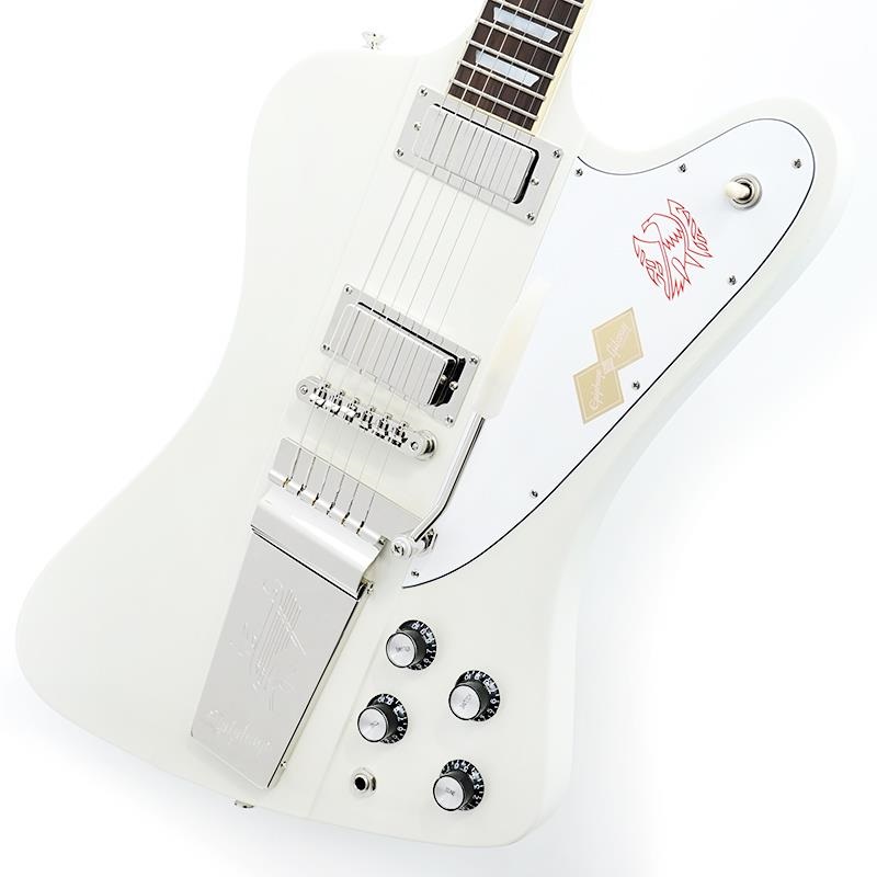 Epiphone Inspired by Gibson Custom Shop 1963 Firebird V Reissue with Maestro Vibrola (Polaris White) 【Epiphoneピックケースプレゼント】