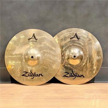 Zildjian USED 中古 A Custom HiHat 14pr [NAZLC14HHT/14HHBM][1115g/1225g]