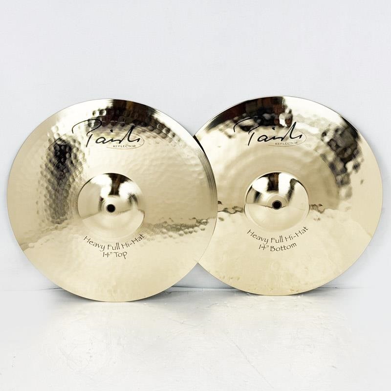 PAiSTe 【創業50周年大決算SALE】 Signature The Paiste Line Reflector Heavy Full HiHat 14 pair 【店頭展示特価品】