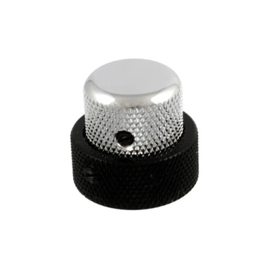 Black and Chrome Concentric Knob [MK-3338-000]