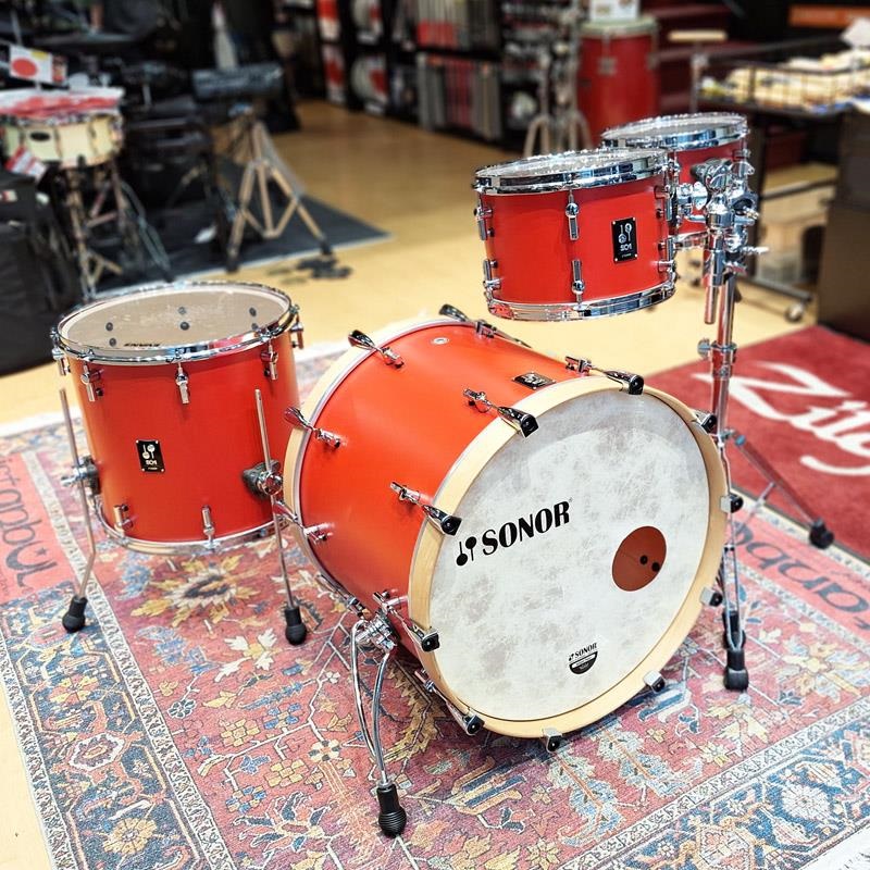 USED 中古 SQ1 Series 4pc Drum kit [BD22，FT16，TT12＆10/Hot Rod Red][ドラムケース付属]の商品画像