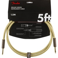 Deluxe Series Instruments Cable， Straight/Straight， 5'， Tweed(#0990820094)