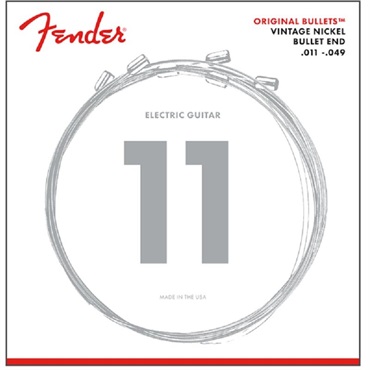 Fender USA Original Bullet(TM) 3150M， Pure Nickel， Gauges .011-.049(#0733150408)