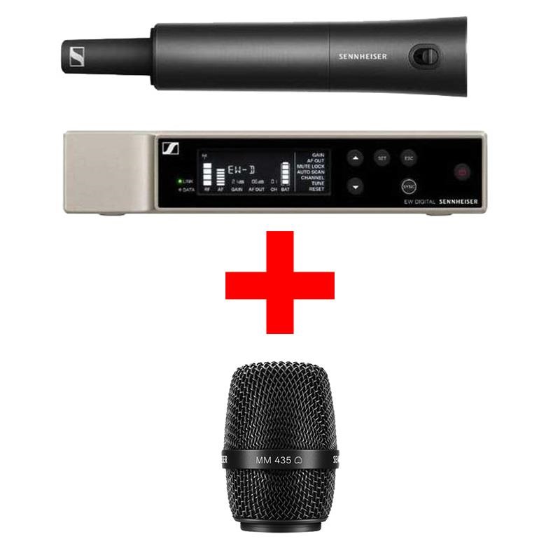 SENNHEISER (Evolution Wireless Digitalシリーズ)EW-D SKM-S BASE SET (T12) +【MM 435 専用カプセルセット】(ゼンハイザー)(ワイヤレスマイク)(ハンドマイクベース+カプセルセット)