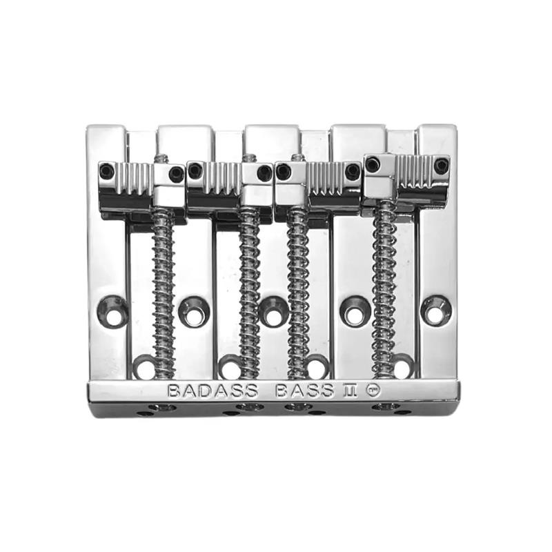 ALLPARTS Leo Quan Badass II 4-String Bass Bridge (Chrome) [BB-3342-010]