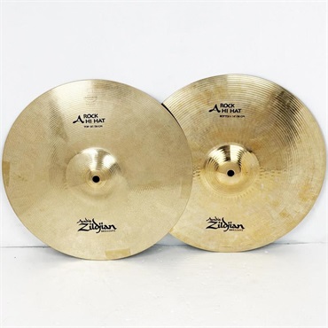 USED 中古 A Zildjian Rock HiHats 14 Brilliant Finish [Top 1296g/Bottom 1362g]