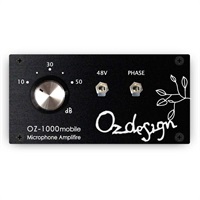 【受注生産品】 OZ-1000 mobile Mic Pre Amplifier 【In Lundahl out OEP】 (オズデザイン)(マイクプリアンプ)