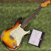 USED 中古 2023 Limited Edition 1961 Bone Tone Stratocaster Super Heavy Relic Super Faded Aged 3-Color Sunburst SN. CZ571032