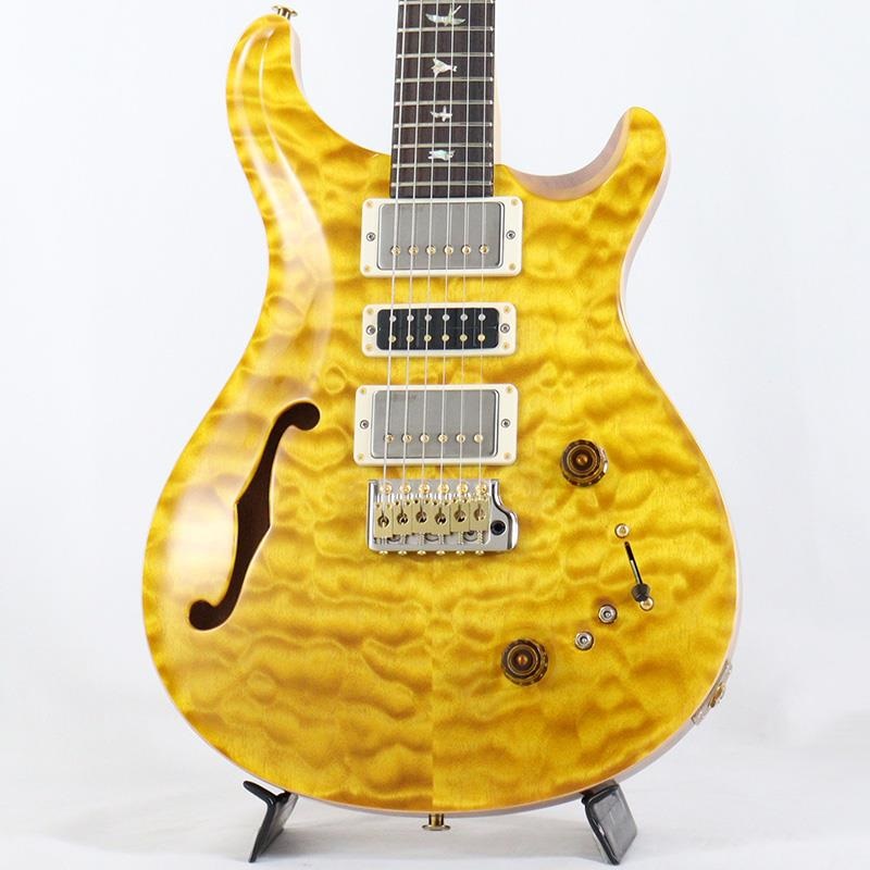 P.R.S. Ikebe 50th Anniversary Wood Library Special Semi-Hollow (Honey Gold) [SN.0402024]
