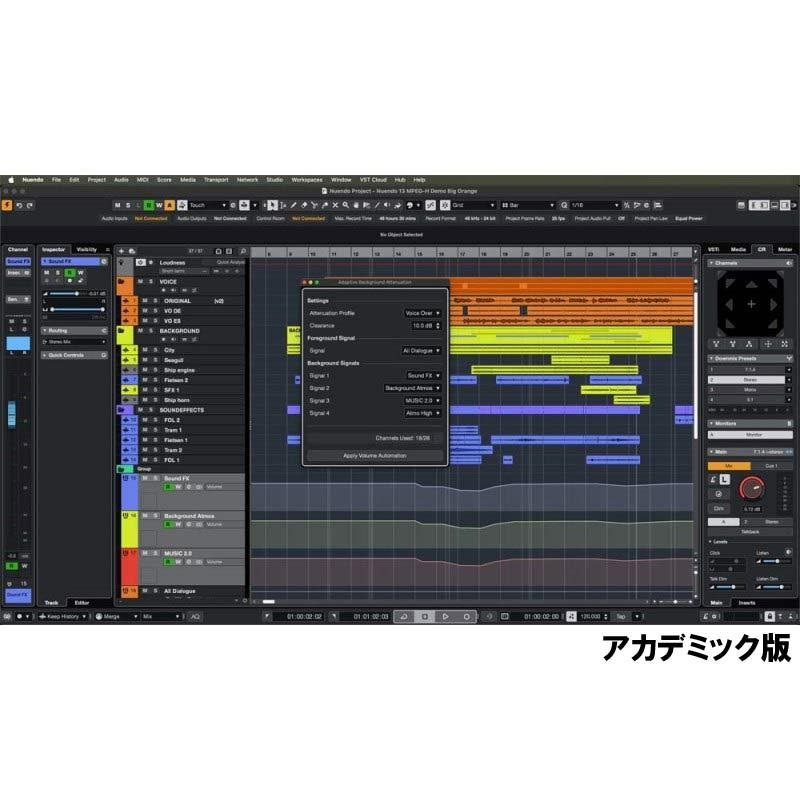 Steinberg Nuendo 14 Education (アカデミック版)(スタインバーグ)(ヌエンド)(オンライン納品)