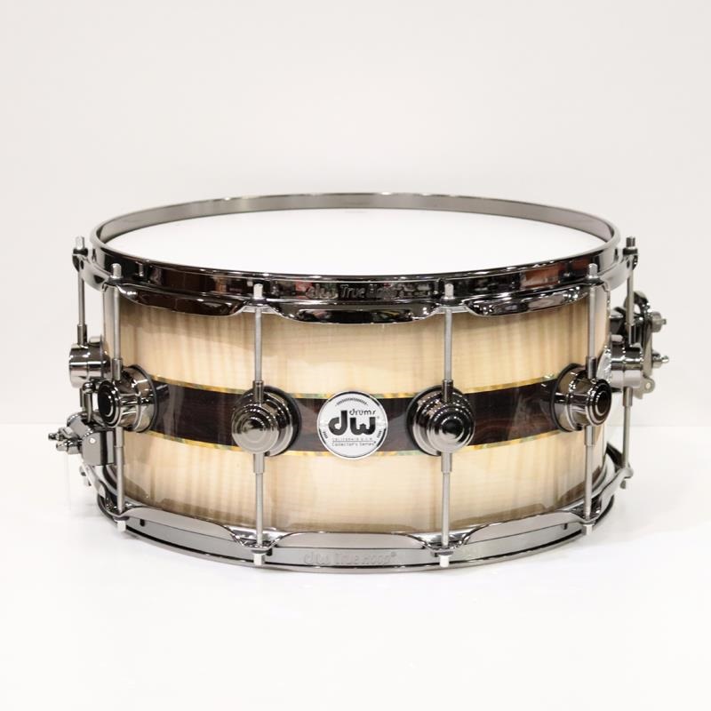 dw 【イケベ楽器店創業50周年企画モデル】DR366514SSN-DC3 [Collector's Pure Maple ''333'' Shell 14×6.5 / Quick Candy Black Burst over Italian Sycamore Exotic Veneer - Ziricote Inlay w/ Gold Leaf Pinstripes]