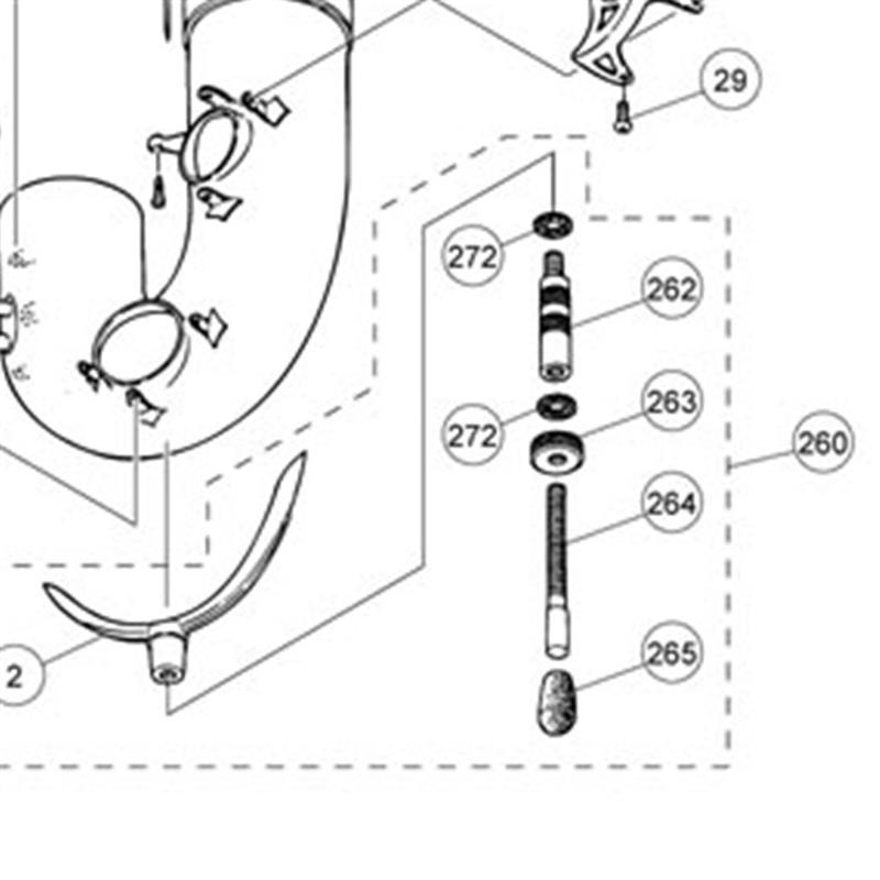 YAMAHA ヤマハ ペグ組立 打痕止め付 G塗装 BS62-2