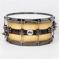 イケベ楽器店創業50周年企画モデル】DR366514SSN-DC3 [Collector's Pure Maple ''333'' Shell 14×6.5 / Quick Candy Black Burst over Italian Sycamore Exotic Veneer - Ziricote Inlay w/ Gold Leaf Pinstripes]
