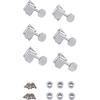 70S F STYLE STRATOCASTER/TELECASTER TUNING MACHINES CHROME(6) (0990822100)