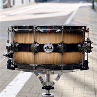 【イケベ楽器店創業50周年企画モデル】 DR366514SSN-DC3 [Collector's Pure Maple ''333'' Shell 14×6.5 / Quick Candy Black Burst over Italian Sycamore Exotic Veneer - Ziricote Inlay w/ Gold Leaf Pinstripes]