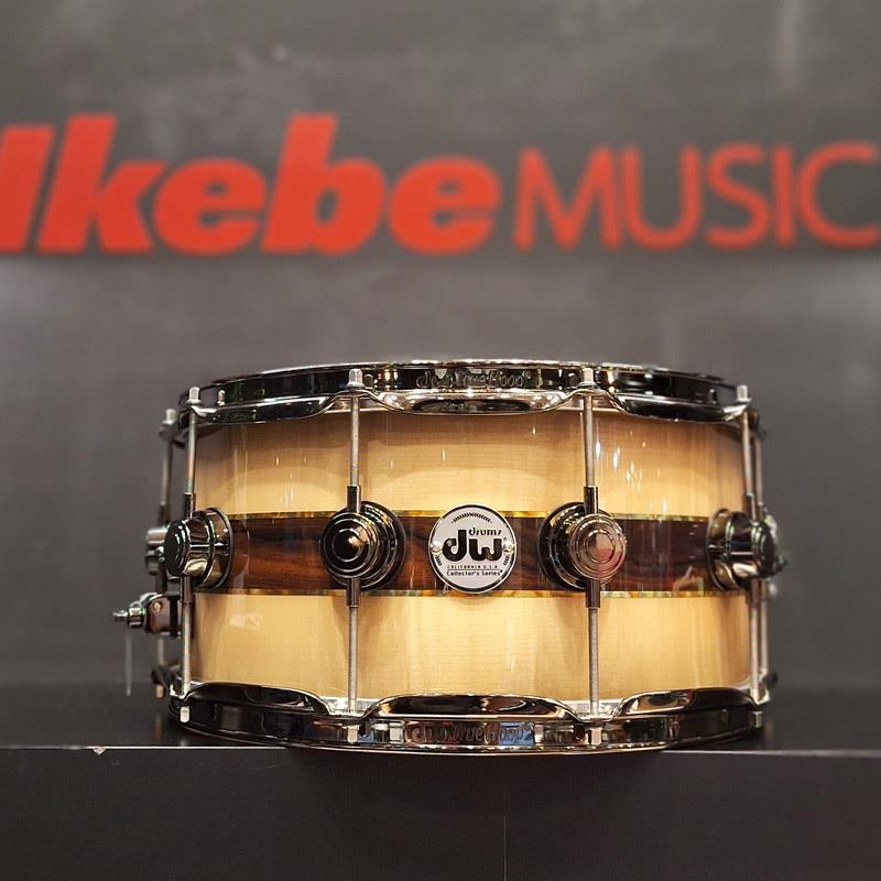 dw 【イケベ楽器店創業50周年企画モデル】DR366514SSN-DC3 [Collector's Pure Maple ''333'' Shell 14×6.5 / Quick Candy Black Burst over Italian Sycamore Exotic Veneer - Ziricote Inlay w/ Gold Leaf Pinstripes]