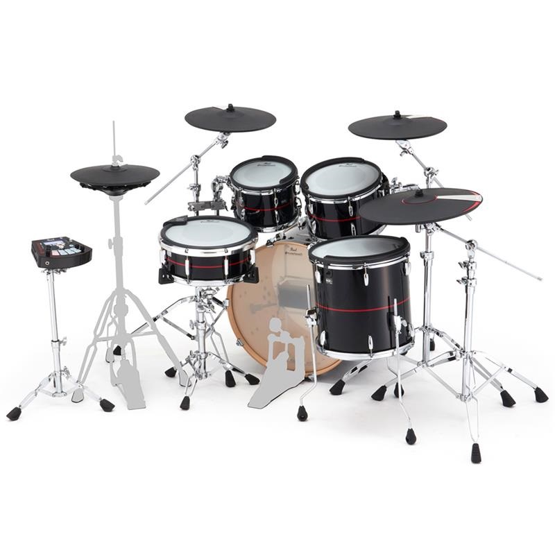 Pearl EMPP925S/C-AOK #758 [e/MERGE PRO Add-on Kit - Piano Black w/Red Stripe]