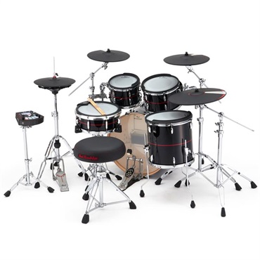 EMPP925S/C-SET #758 [e/MERGE PRO Complete Kit - Piano Black w/Red Stripe]
