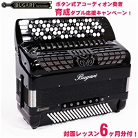 (ボタンアコキャンペーン対象・対面レッスン6ヶ月分付) 480CHC BK H.M.M.L  ダブルチャンバー搭載 大型 クロマチックアコーディオン