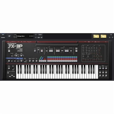 JX-3P Software Synthesizer [Lifetime Key] (ローランド)(ソフトシンセ)(オンライン納品)