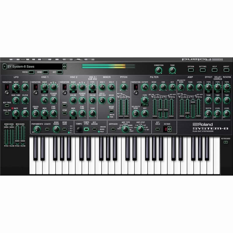 Roland SYSTEM-8 Software Synthesizer [Lifetime Key] (ローランド)(ソフトシンセ)(オンライン納品)