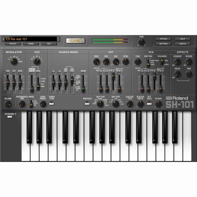 Roland SH-101 Software Synthesizer [Lifetime Key] (ローランド)(ソフトシンセ)(オンライン納品)