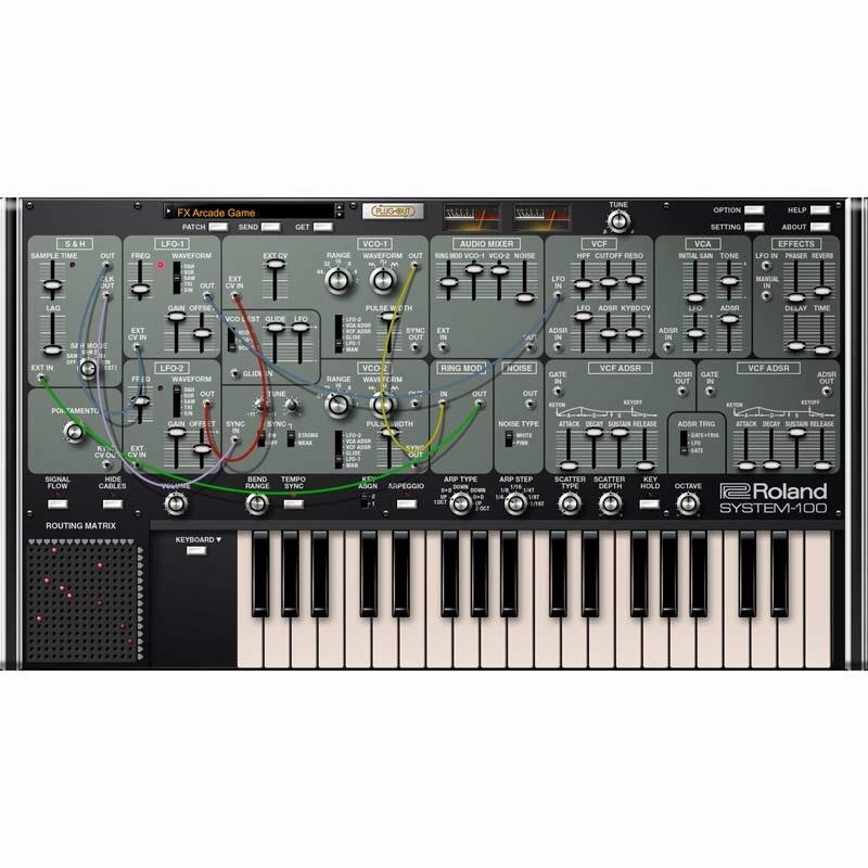 Roland SYSTEM-100 Software Synthesizer [Lifetime Key] (ローランド)(ソフトシンセ)(オンライン納品)