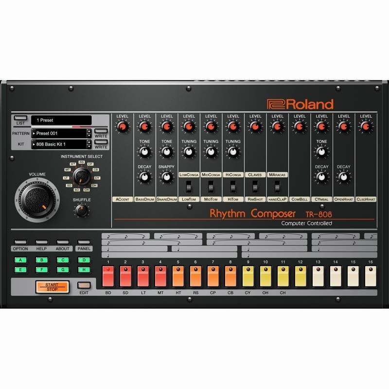 Roland TR-808 Software Rhythm Composer [Lifetime Key] (ローランド)(ソフトシンセ)(オンライン納品)