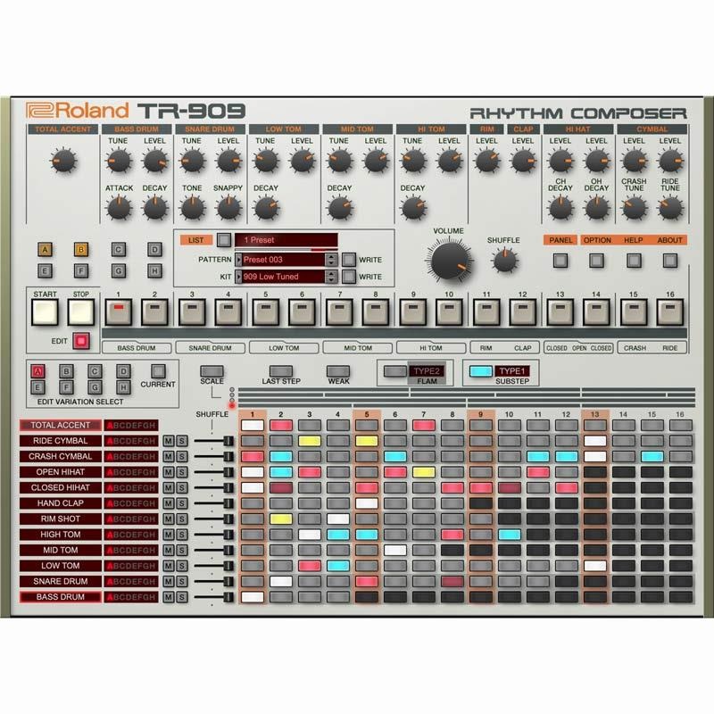 Roland TR-909 Software Rhythm Composer [Lifetime Key] (ローランド)(ソフトシンセ)(オンライン納品)