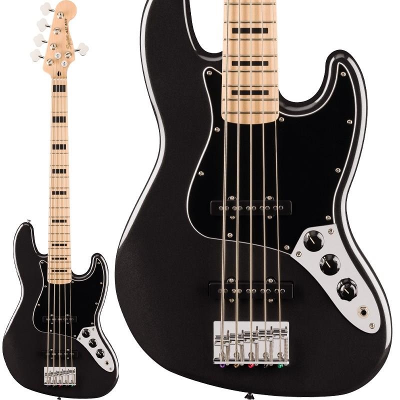 Squier by Fender Affinity Series Active Jazz Bass V (Black Metallic/Maple) 【特価】