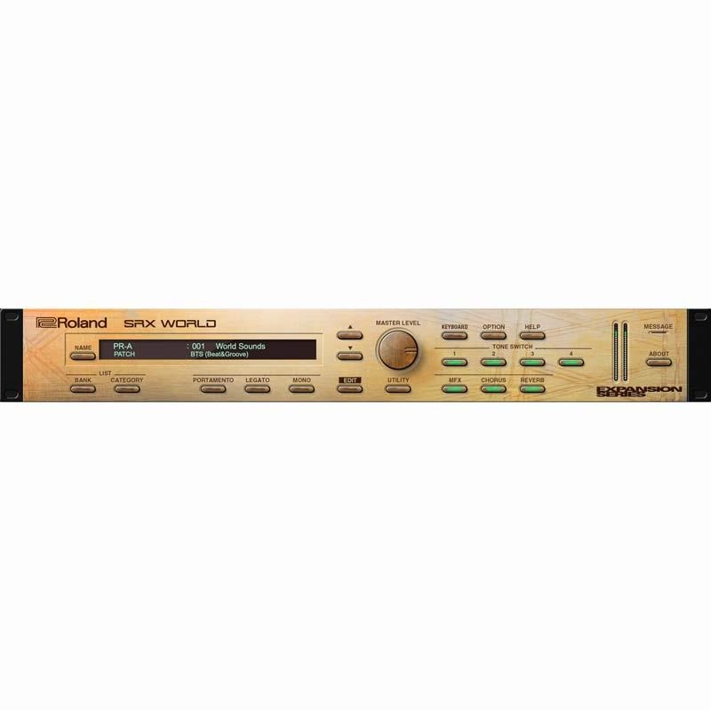 Roland SRX WORLD Software Synthesizer [Lifetime Key] (ローランド)(ソフトシンセ)(オンライン納品)