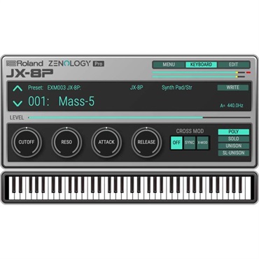 Roland JX-8P Model Expansion [Lifetime Key] (ローランド)(ソフトシンセ)(オンライン納品)