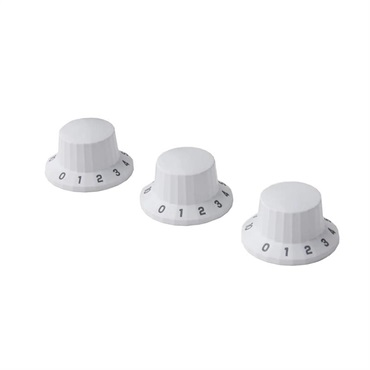 P.R.S. Silver Sky Knobs White， (3)