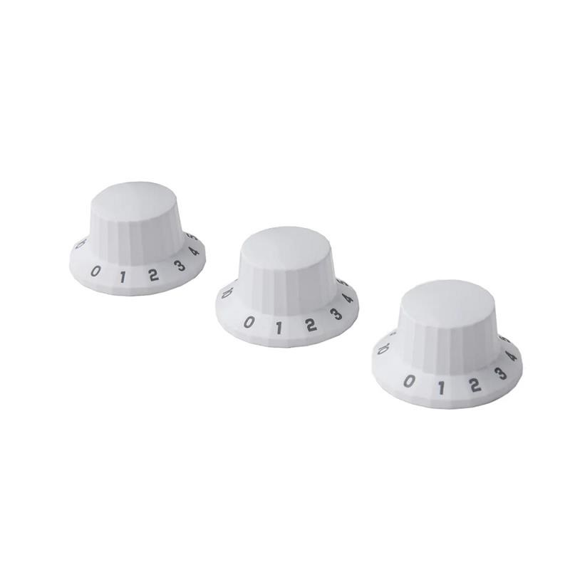 P.R.S. Silver Sky Knobs White， (3)